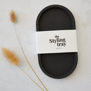 StylingTray Oval Black